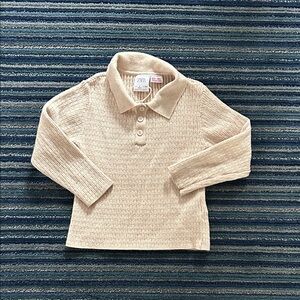 Zara Kids Beige Polo Shirt size 4